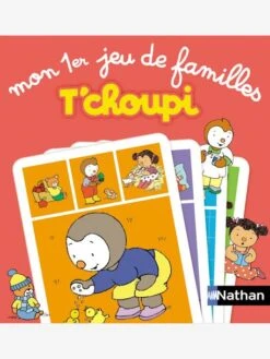 Mon Premier Jeu De Familles T'choupi NATHAN Rouge - Nathan