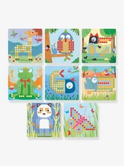 Mosaico Rigolo DJECO Bleu - Djeco -Enfants Jouets Magasin mosaico rigolo djeco 2