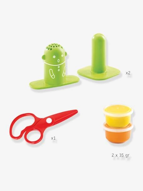 Pâte à Modeler Atelier De Coiffure DJECO Vert - Djeco 4 Pâte à Modeler Atelier De Coiffure DJECO Vert - Djeco – Image 2