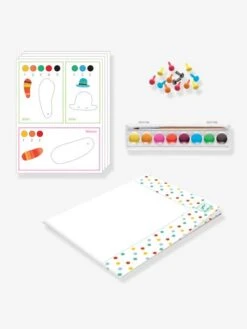 Peinture - La Famille Renard DJECO Bleu - Djeco -Enfants Jouets Magasin peinture la famille renard djeco 2