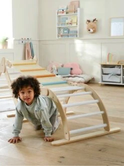 Pont D'escalade à Grimper En Bois FSC® Multicolore - Vertbaudet -Enfants Jouets Magasin pont descalade a grimper en bois fsc 2