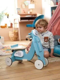 Porteur Scooter En Bois FSC® Bleu - Vertbaudet 8 Porteur Scooter En Bois FSC® Bleu - Vertbaudet -Enfants Jouets Magasin porteur scooter en bois fsc 1
