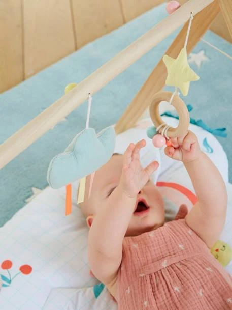 Portique D'éveil Pliable En Bois FSC® Multicolore - Vertbaudet 3 Portique D'éveil Pliable En Bois FSC® Multicolore - Vertbaudet