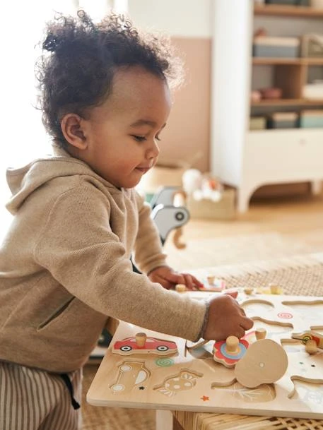 Puzzle Bouton Happy En Bois FSC® Multicolore - Vertbaudet 6 Puzzle Bouton Happy En Bois FSC® Multicolore - Vertbaudet – Image 4