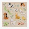 Puzzle Boutons Animaux De Compagnie En Bois FSC® Multicolore - Vertbaudet -Enfants Jouets Magasin puzzle boutons animaux de compagnie en bois fsc