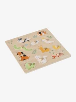 Puzzle Boutons Animaux De Compagnie En Bois FSC® Multicolore - Vertbaudet -Enfants Jouets Magasin puzzle boutons animaux de compagnie en bois fsc 2