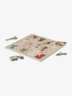 Puzzle Boutons Chantier En Bois FSC® Jaune - Vertbaudet -Enfants Jouets Magasin puzzle boutons chantier en bois fsc 4