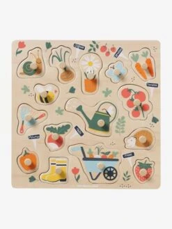 Puzzle Boutons Jardin En Bois FSC® Multicolore - Vertbaudet -Enfants Jouets Magasin puzzle boutons jardin en bois fsc 2