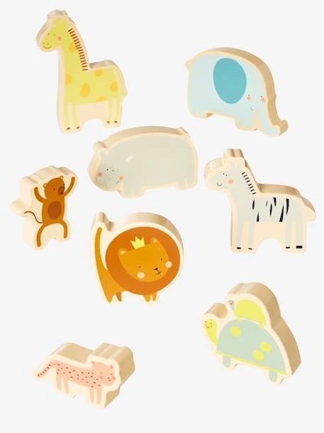 Puzzle Chunky Jungle En Bois FSC® Multicolore - Vertbaudet 6 Puzzle Chunky Jungle En Bois FSC® Multicolore - Vertbaudet – Image 4