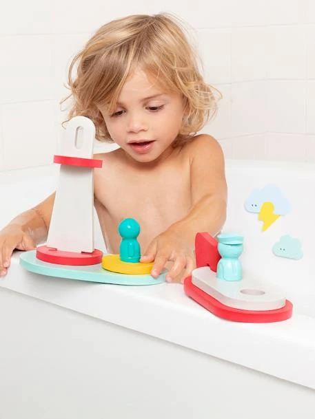 Puzzle De Bain Friends - QUUT Bleu - Quut 3 Puzzle De Bain Friends - QUUT Bleu - Quut