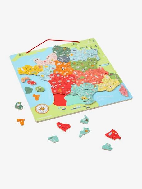 Puzzle De La France Magnétique En Bois FSC® Multicolore - Vertbaudet 3 Puzzle De La France Magnétique En Bois FSC® Multicolore - Vertbaudet