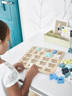 Puzzle Des Chiffres En Bois FSC® Multicolore - Vertbaudet -Enfants Jouets Magasin puzzle des chiffres en bois fsc 1