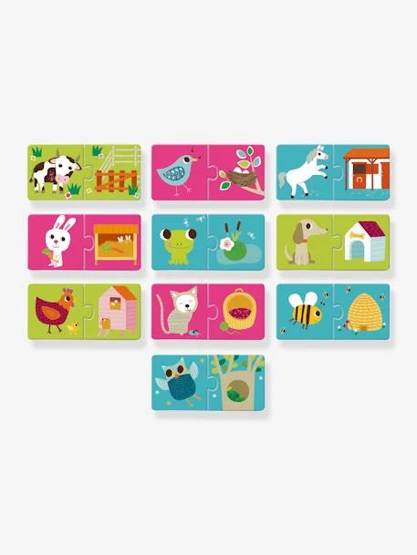 Puzzle Duo Habitat - DJECO Multicolore - Djeco 5 Puzzle Duo Habitat - DJECO Multicolore - Djeco – Image 3