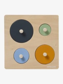 Puzzle Formes Rondes Animaux En Bois FSC® Multicolore - Vertbaudet -Enfants Jouets Magasin puzzle formes rondes animaux en bois fsc 3