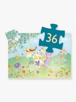 Puzzle La Princesse Du Printemps 36 Pièces DJECO Bleu - Djeco -Enfants Jouets Magasin puzzle la princesse du printemps 36 pieces djeco 2