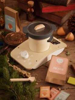 Robot De Cuisine En Bois FSC® Noir - Vertbaudet