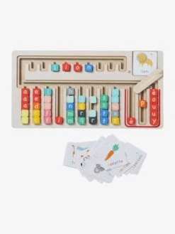 Tablette De Lecture Et D'écriture En Bois FSC® Multicolore - Vertbaudet -Enfants Jouets Magasin tablette de lecture et decriture en bois fsc 1