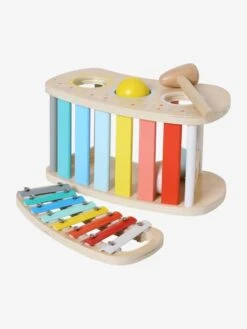 Tap Tap Xylophone 2 En 1 En Bois FSC® Multicolore - Vertbaudet -Enfants Jouets Magasin tap tap xylophone 2 en 1 en bois fsc 2