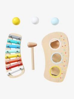 Tap Tap Xylophone 2 En 1 En Bois FSC® Multicolore - Vertbaudet -Enfants Jouets Magasin tap tap xylophone 2 en 1 en bois fsc 3