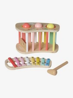 Tap Tap Xylophone 2 En 1 En Bois FSC® Multicolore - Vertbaudet -Enfants Jouets Magasin tap tap xylophone 2 en 1 en bois fsc 5