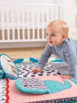 Tapis De Jeu Multi Activités Sensoriel Géant Infantino Vert - Infantino -Enfants Jouets Magasin tapis de jeu multi activites sensoriel geant infantino 1