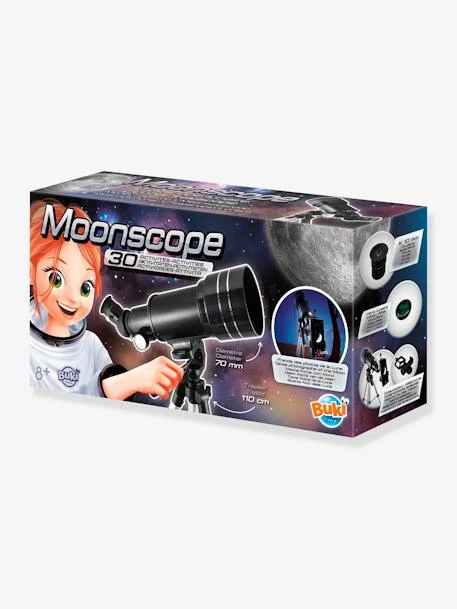 Télescope Lunaire 30 Activités - BUKI Noir - Buki 3 Télescope Lunaire 30 Activités - BUKI Noir - Buki