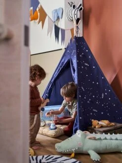 Tipi Avec Détails Phosphorescents Constellation Bleu - Vertbaudet -Enfants Jouets Magasin tipi avec details phosphorescents constellation 4