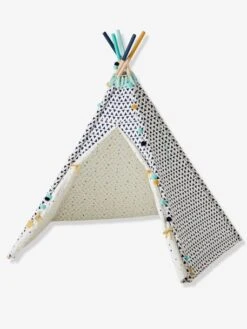 Tipi Réversible Sioux Blanc - Vertbaudet -Enfants Jouets Magasin tipi reversible sioux 3