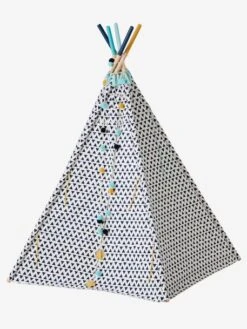 Tipi Réversible Sioux Blanc - Vertbaudet -Enfants Jouets Magasin tipi reversible sioux 4