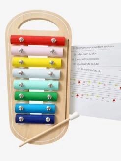 Xylophone Avec Partitions En Bois FSC® Multicolore - Vertbaudet -Enfants Jouets Magasin xylophone avec partitions en bois fsc 2
